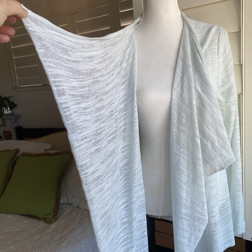 Lane Bryant Light Gray Cardigan - Picture 3 of 9